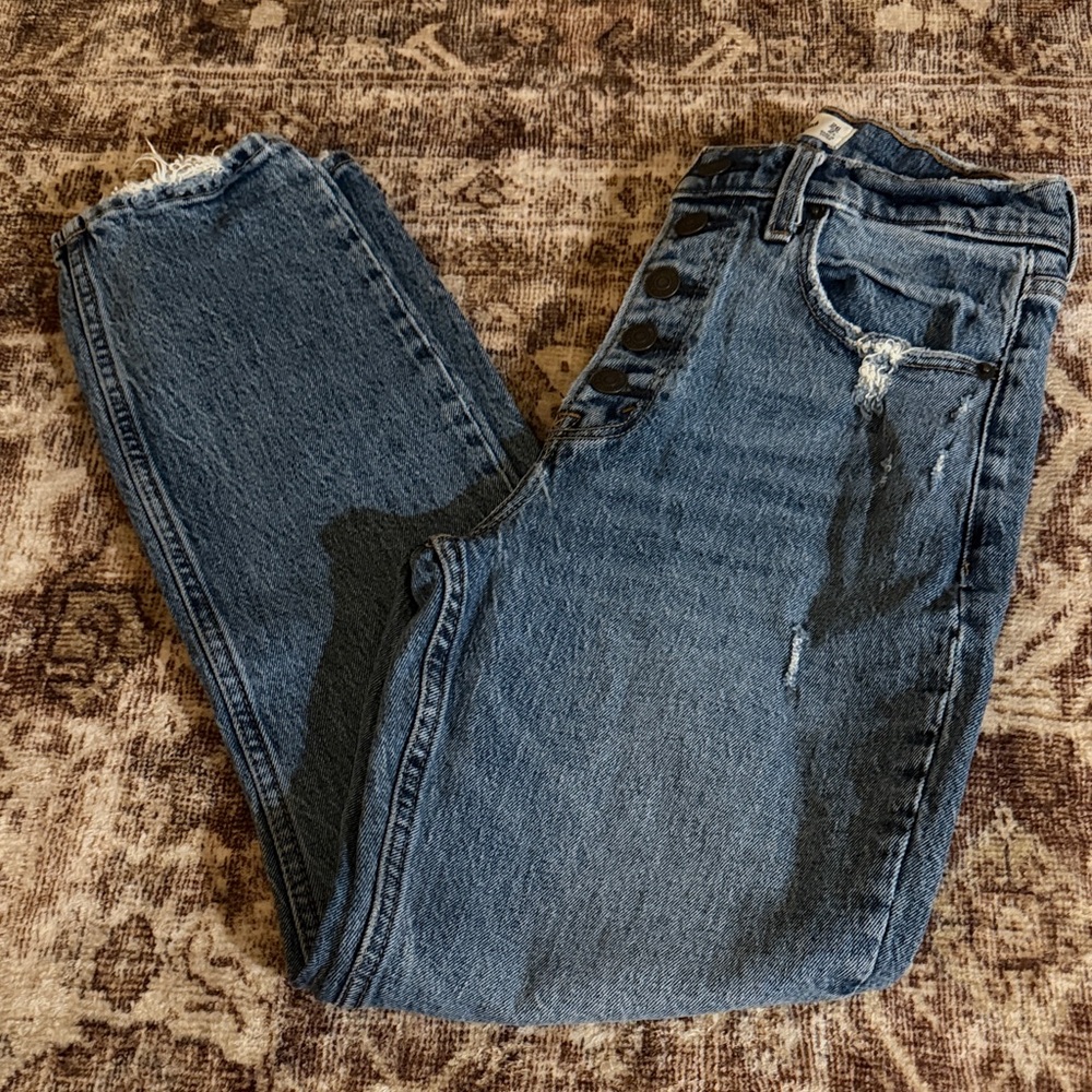 Abercrombie & Fitch Blue High Rise Jeans